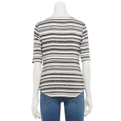 Women's Apt. 9 Essential Elbow-Sleeve Tee