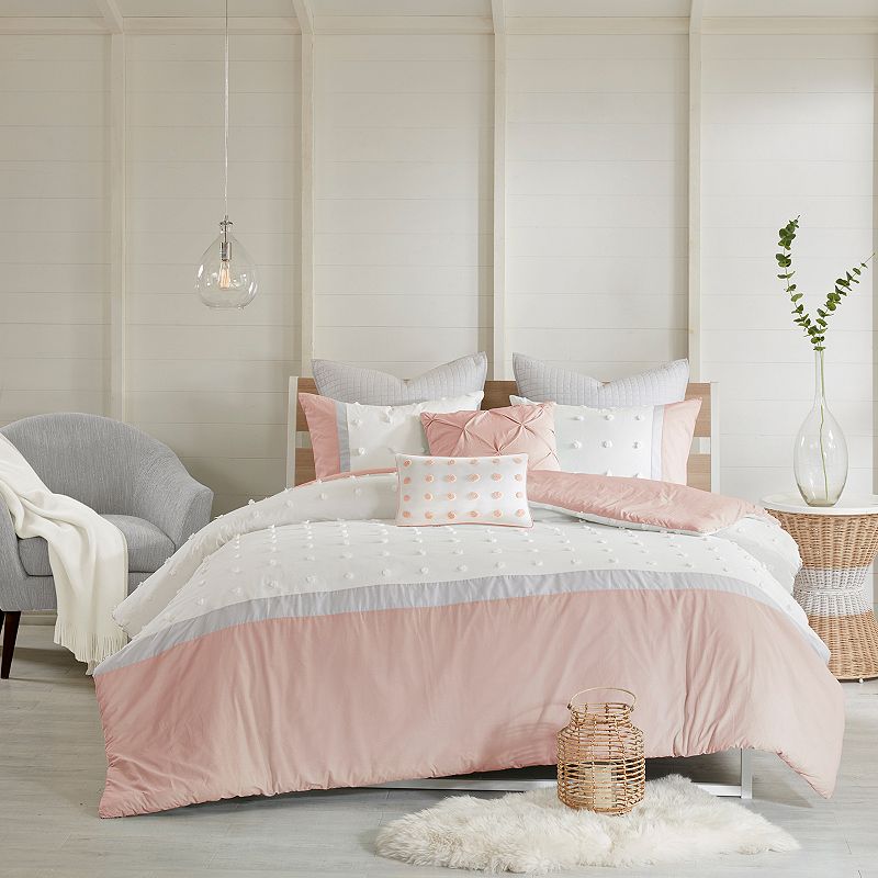 Urban Habitat Myla Cotton 7-Pc. Duvet Cover Set, King/California King Bedding