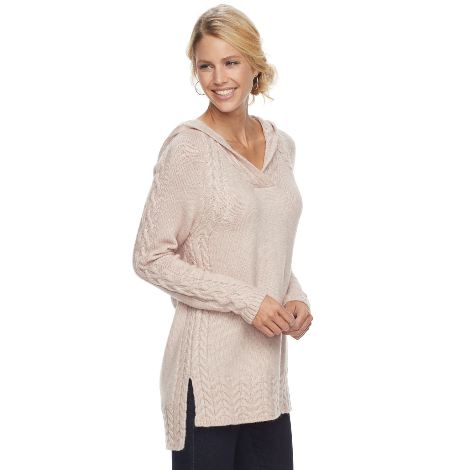 kohls hooded cardigan