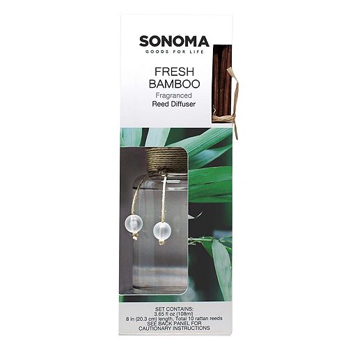 SONOMA Goods for Life® Fresh Bamboo Reed Diffuser 11piece Set