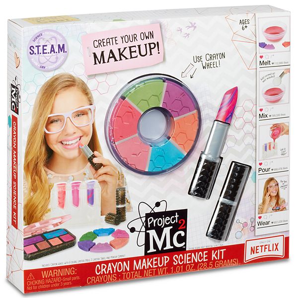 Project Mc2 COLOR CHANGE MakeUp Science Kit Make Own Lipstick & Blush 