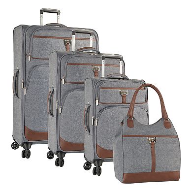 Chaps Saddle Haven Softside Spinner Luggage