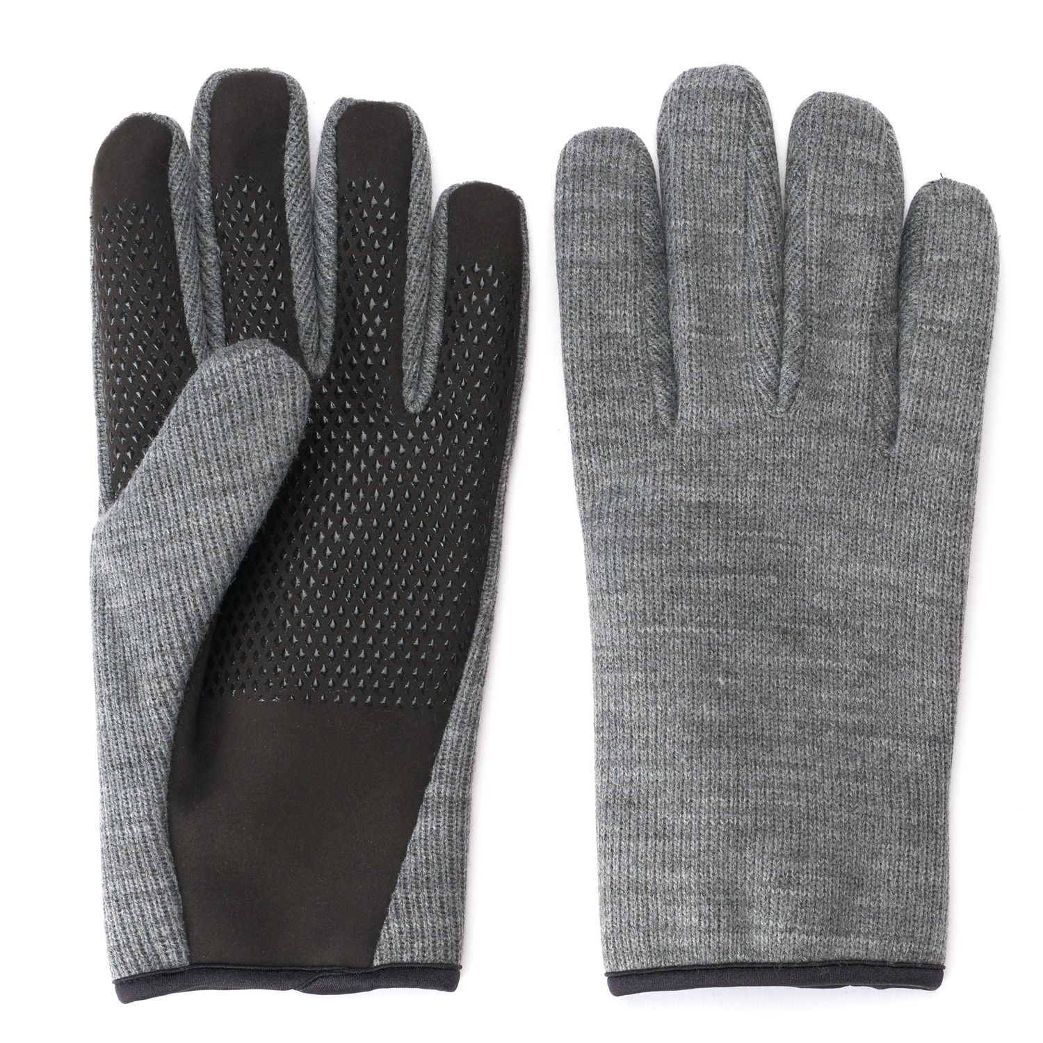 men's knit tech touch gloves