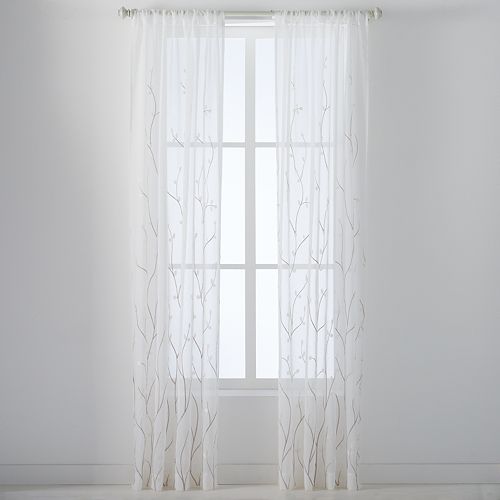 Laura Ashley Lifestyles 2 Pack Vindedellion Window Curtains
