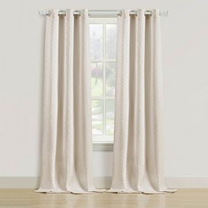 Beatrice Home Fashions 2-pack Rutland Curtain