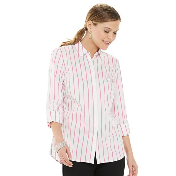 Women s Apt. 9 Structured Essential Button Down Shirt