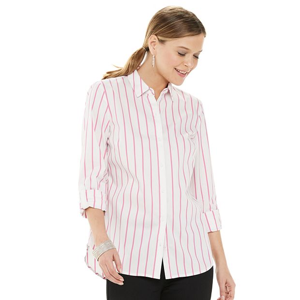 Apt. 9 Slim Fit Pinstripe Dress Shirt, $45, Kohl's