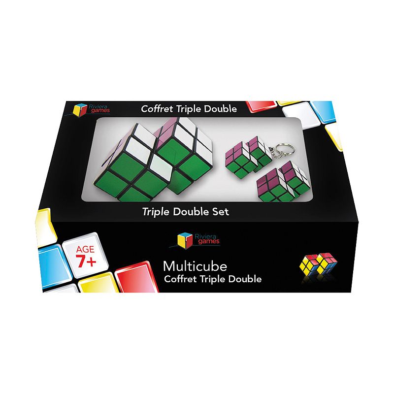 Family Games Inc. Multicube 3-pc. Double Cube Set, Multicolor