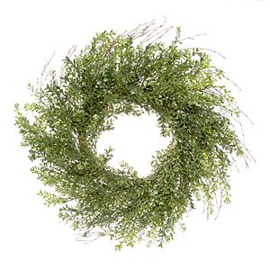 Darice Indoor \/ Outdoor Artificial Boxwood Wreath