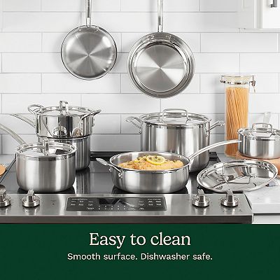 Cuisinart® Multiclad Pro Tri-Ply Stainless 12pc Cookware Set