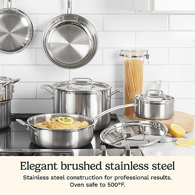 Cuisinart® Multiclad Pro Tri-Ply Stainless 12pc Cookware Set