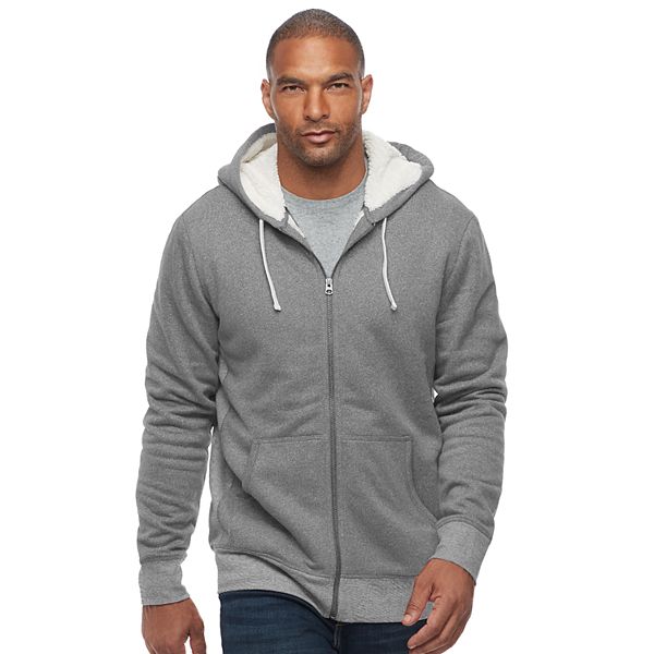 Big & Tall Sonoma Goods For Life® Regular-Fit Sherpa-Lined Hoodie