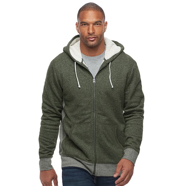 Big Tall Sonoma Goods For Life Regular Fit Sherpa Lined Hoodie