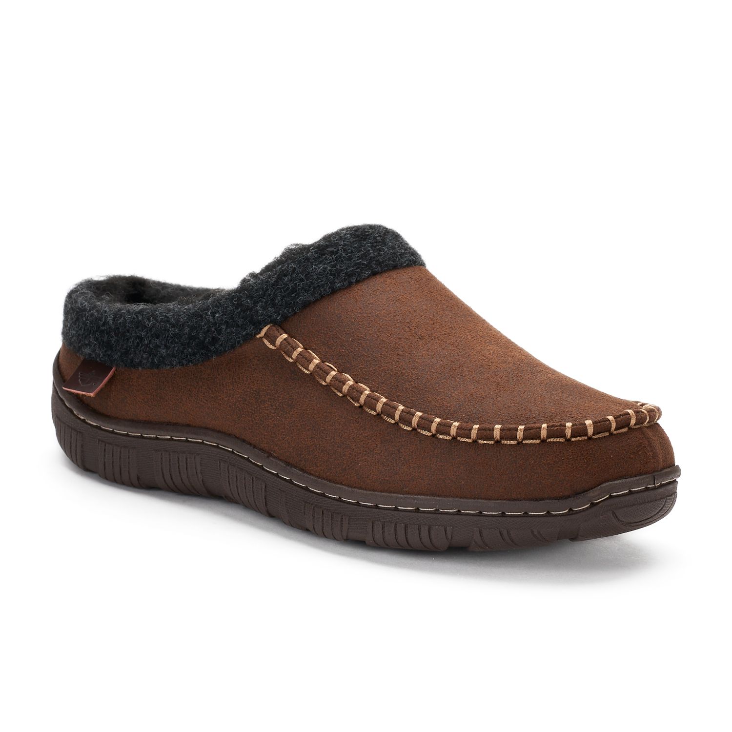 dockers mens terry clog slippers