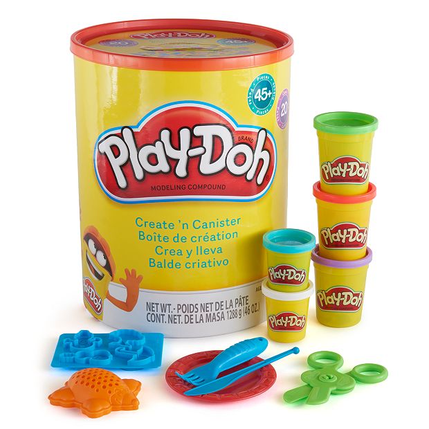 Play-Doh Mini Can Topper Toy  Play doh, Play doh fun, Hasbro play doh