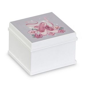 Mele & Co. Kirsten Wooden Musical Ballerina Jewelry Box