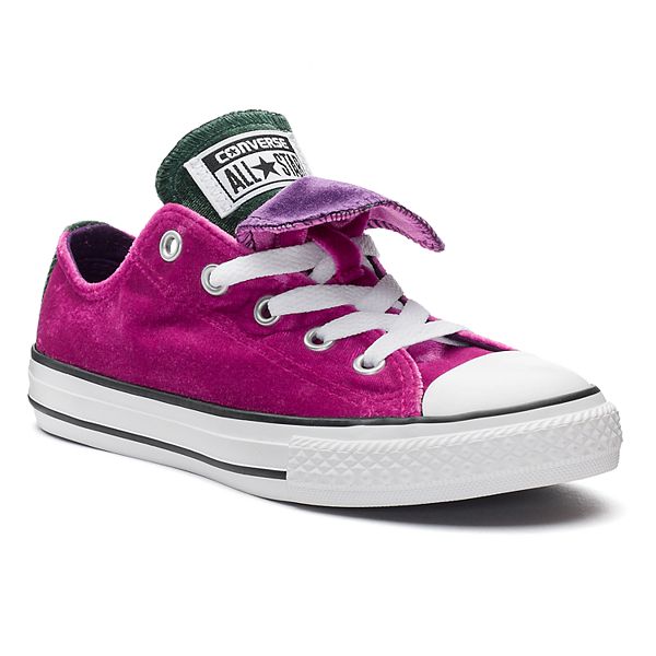 Girls' Converse Chuck Taylor All Star Double Tongue Velvet Sneakers