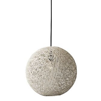 Adesso Havana Large Rattan Sphere Pendant Light