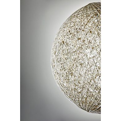 Adesso Havana Large Rattan Sphere Pendant Light