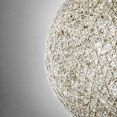 Adesso Havana Large Rattan Sphere Pendant Light