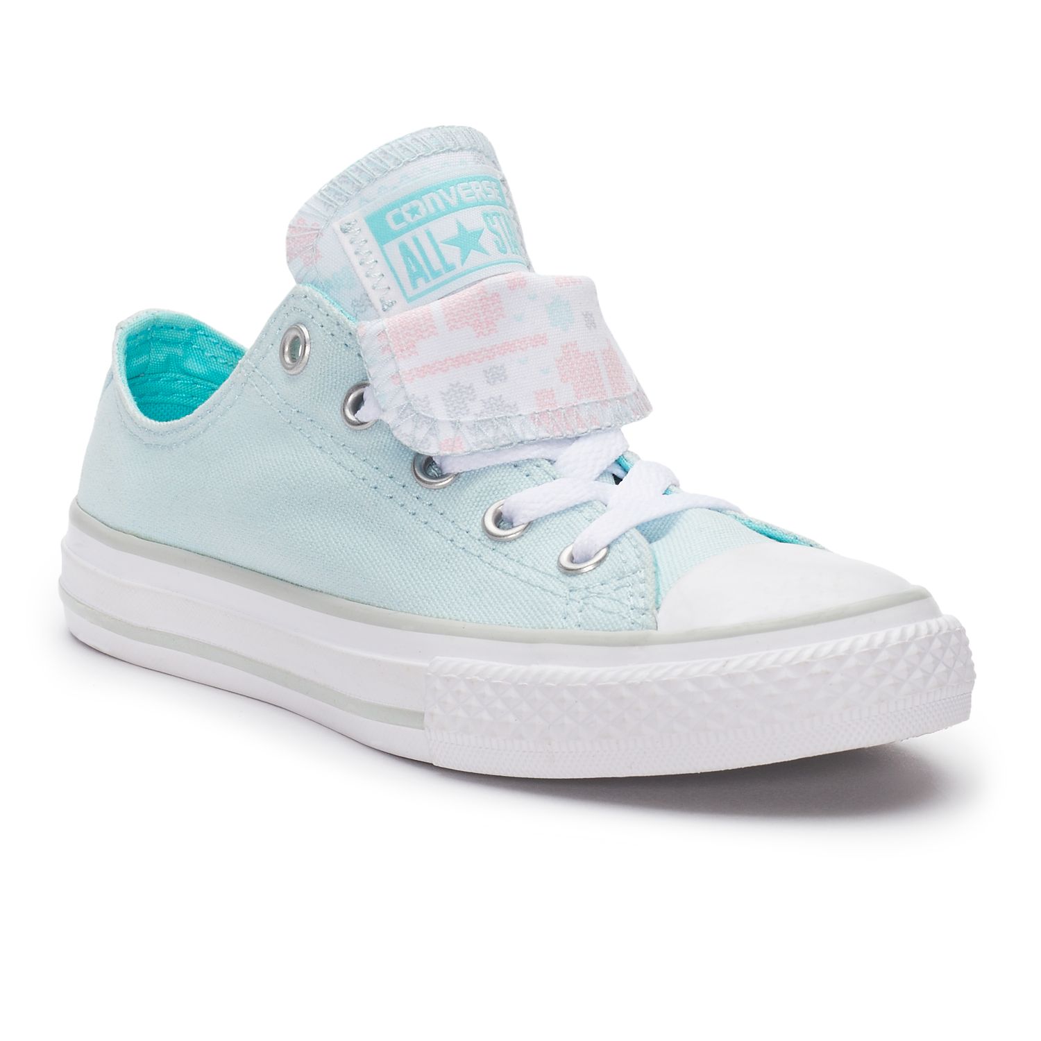 converse double languette