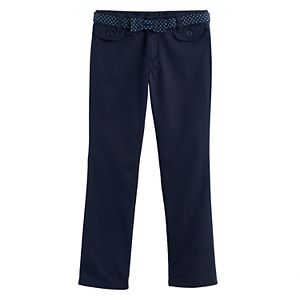 Girls 4-20 French Toast Belted Twill Pants