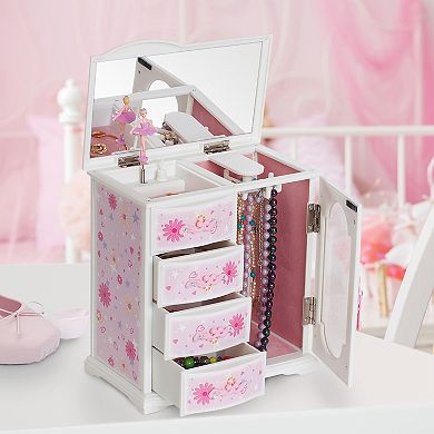 Mele & Co. Benita Girls Musical Ballerina Jewelry Box