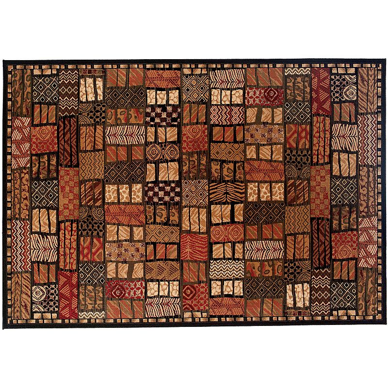 Couristan Everest Cairo Geometric Rug, Multicolor, 8Ft Rnd