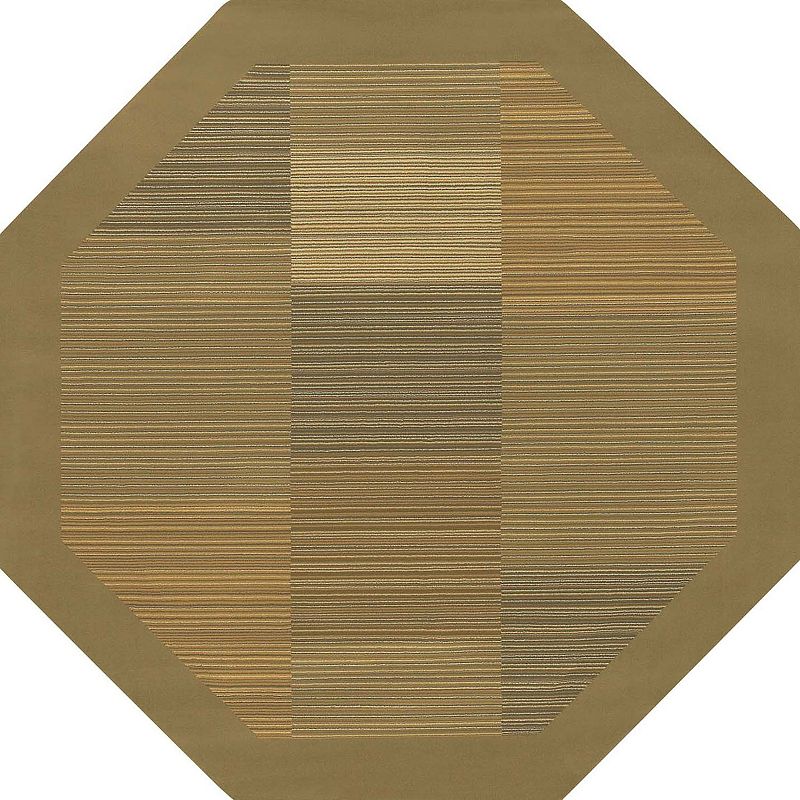 Couristan Everest Hamptons Geometric Rug, Green, 8Ft Sq