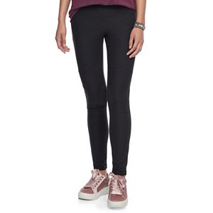 Juniors' Pink Republic Quilted Knee Leggings