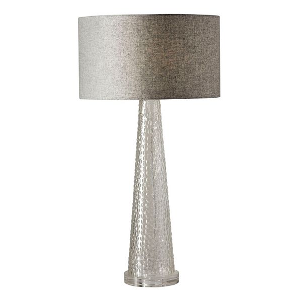 Adesso Beverly Bubble Glass Table Lamp, Bubble Glass Table Lamp