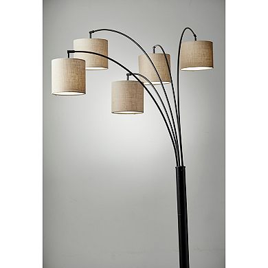 Adesso Trinity 5-Light Arc Floor Lamp