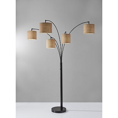 Adesso Trinity 5-Light Arc Floor Lamp
