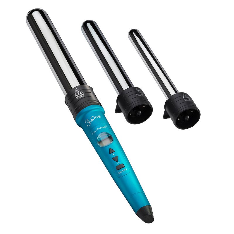 UPC 817845013344 product image for NuMe Titan 3 Curling Wand Set, Blue | upcitemdb.com