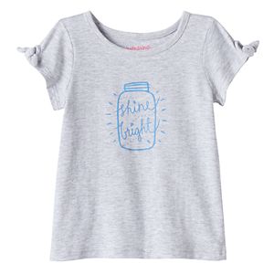 Baby Girl Jumping Beans® Knotted Graphic Tee