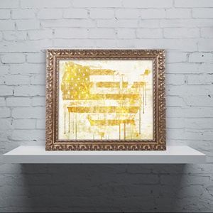 Trademark Fine Art American Dream I Ornate Framed Wall Art