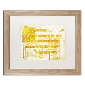 Trademark Fine Art American Dream I Distressed Framed Wall Art