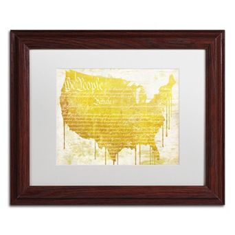 Trademark Fine Art American Dream II Traditional Framed Wall Art