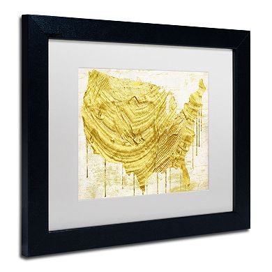 Trademark Fine Art American Dream III Black Framed Wall Art