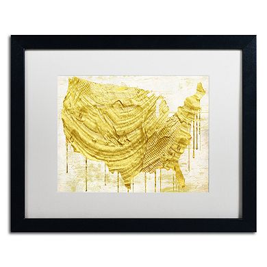 Trademark Fine Art American Dream III Black Framed Wall Art