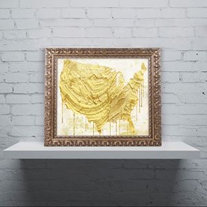 Trademark Fine Art American Dream III Ornate Framed Wall Art