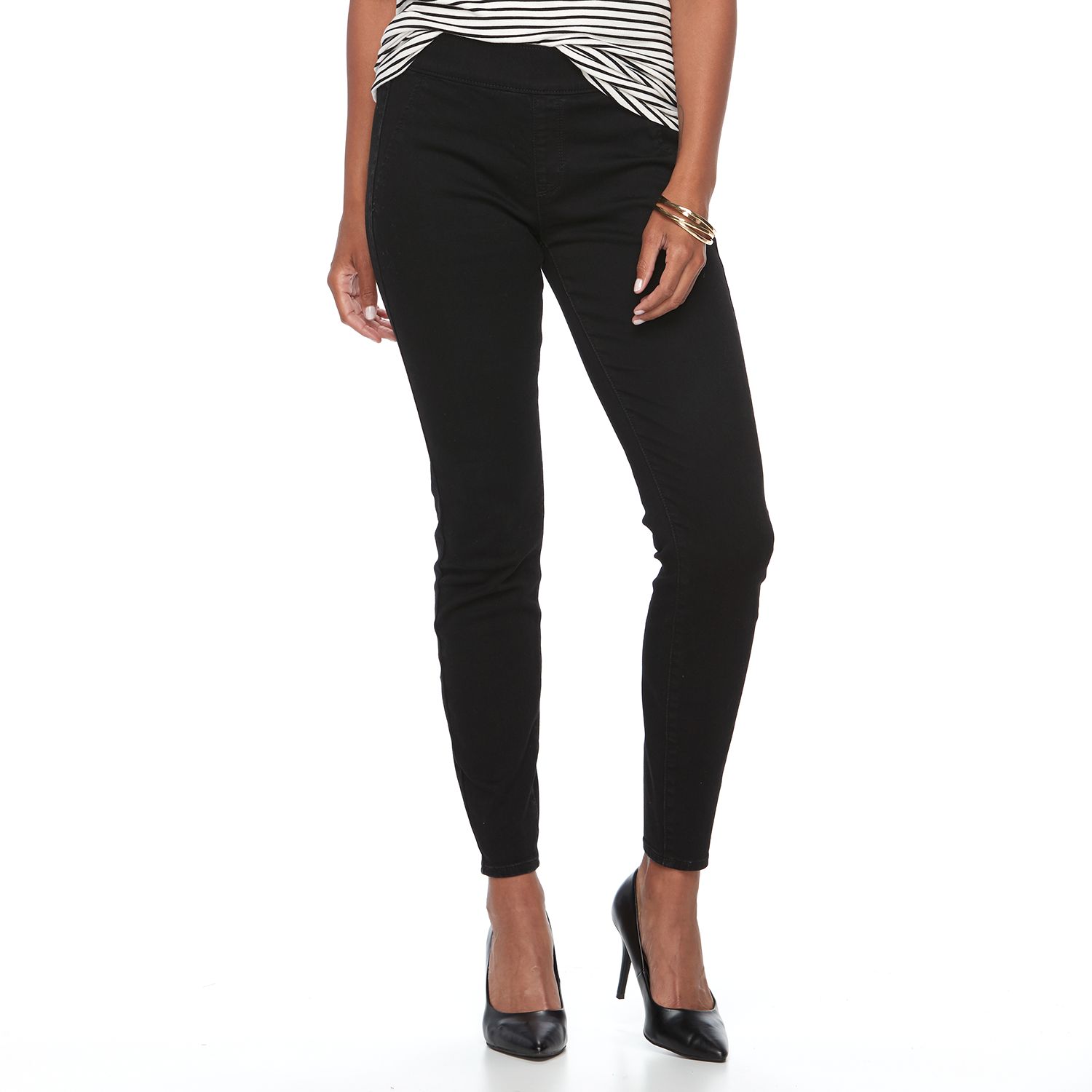 womens pull on skinny jeans