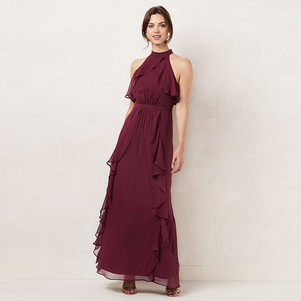 Lauren conrad outlet halter maxi dress