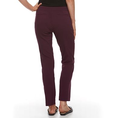 Petite Apt. 9® Brynn Pull-On Straight-Leg Dress Pants