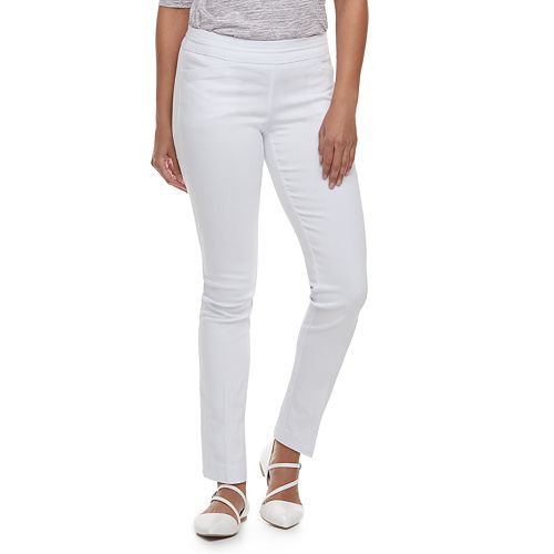 Petite Apt. 9® Brynn PullOn StraightLeg Dress Pants