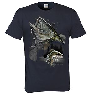 Men's Bass Trio Fishing Tee