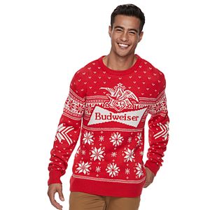 Men's Snowflake Ugly Christmas Sweater