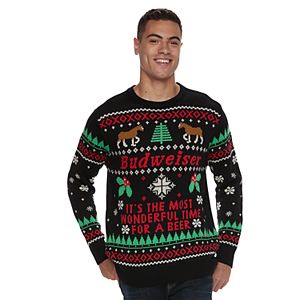 Men's Budweiser Ugly Christmas Sweater