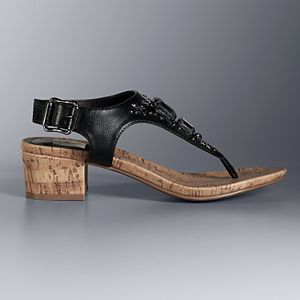Simply Vera Vera Wang Darlene Women's Block Heel Sandals