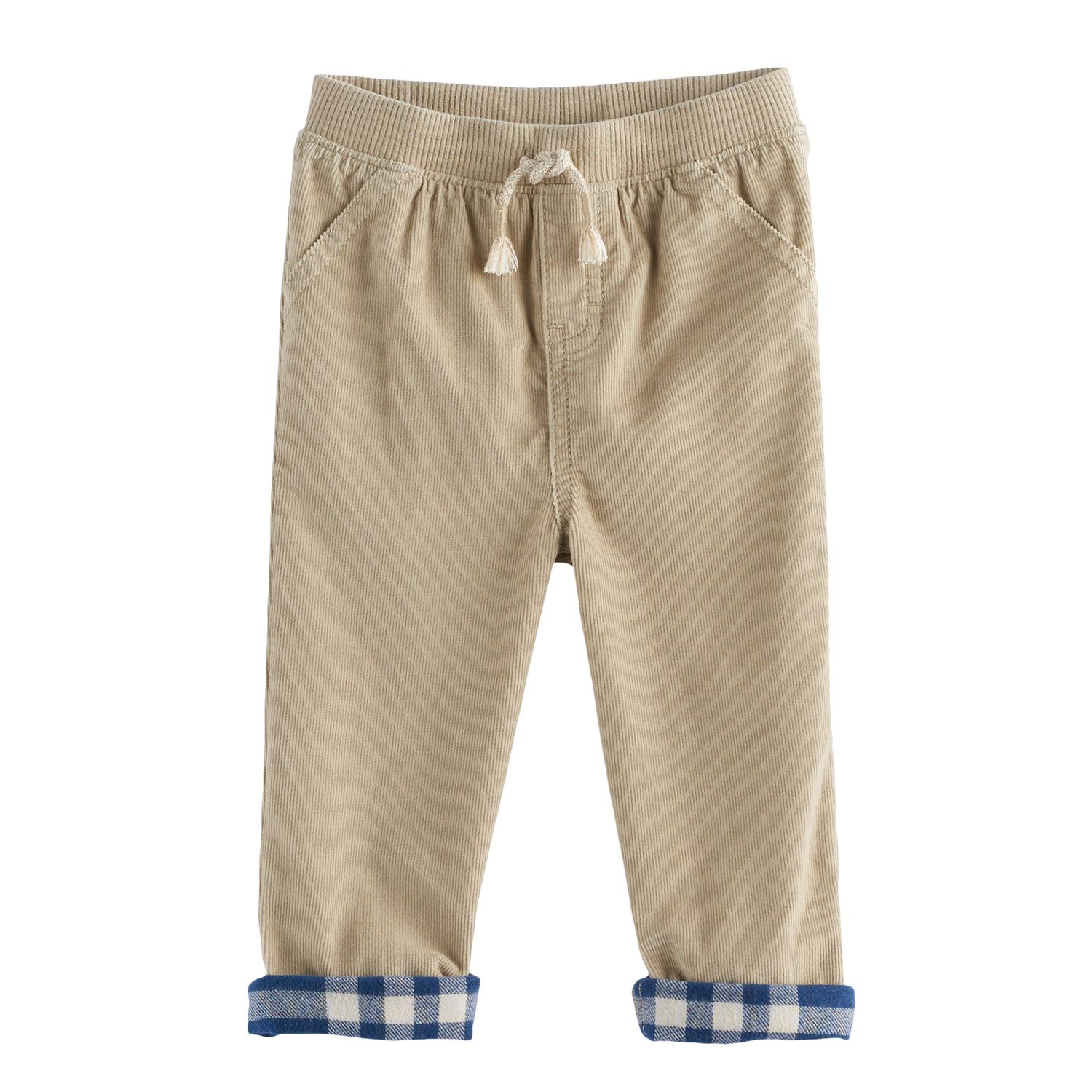 cuffed corduroy pants